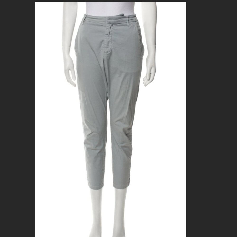Nili Lotan Paris Pants, Light Grey/Blue, Size 2